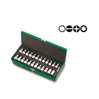 Набор бит шестигр. под головку 1/2" 24пр. TOPTUL (GAAD2402) 
