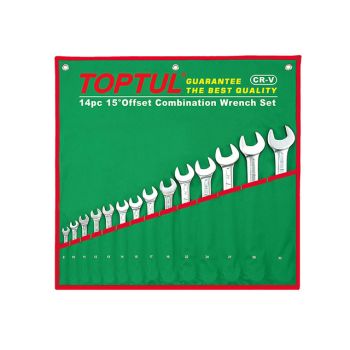 Набор ключей комбинир. 1/4" - 1-1/4" 16шт. TOPTUL (GBAA1604) 