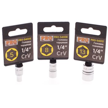 Головка 1/4" 6мм 6гр. PRO STARTUL (PRO-54006) 