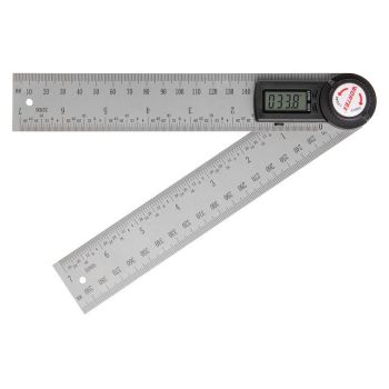 Угломер-линейка электронный WORTEX DAR 2000 в кор. +-0,2°, 200 мм 