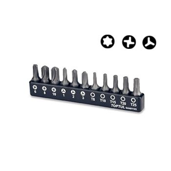 Набор бит 1/4" 11шт. TOPTUL (GAAV1103) 
