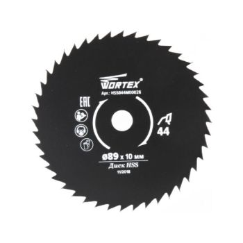 Диск пильный по металлу 89x10 мм 44 зуб. HS S044 M WORTEX для HS 2865 