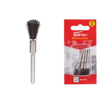Щетинная щетка 5 мм WORTEX 