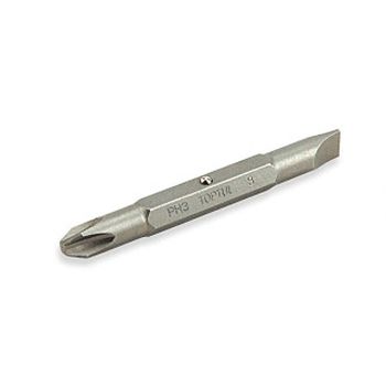 Насадка двухсторонняя PH3/SL8mm 5/16" 75мм TOPTUL (FKAB0308) 