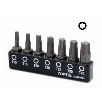 Набор бит TORX Т10-Т40 7шт. TOPTUL (GAAV0702) 