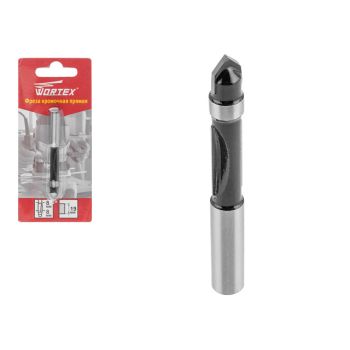 Фреза кромочная прямая 8х19 мм WORTEX 