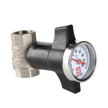 Кран шаровой c термометром. VT.808.N Valtec, Размер крана: 1/2" 