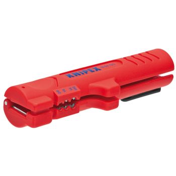 Инструмент для снятия оболочки с плоского и круглого кабеля KNIPEX 16 64 125 SB 
