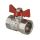 Кран шаровой бабочка вн вн VALTEC COMPACT, Размер крана: 3/4" 