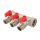 Коллектор с отсекающими кранами, 3/4"х2 вых. 1/2" нар. Valtec VTc.580.N.0502, Размер изделия: 3/4, 2 х 1/2 