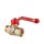 Кран шар. СТАНДАРТ, без покрытия, длинная рукоятка 3/4", вн.-нар. (PN40) Valtec VT.121.GN.05, Размер крана: 3/4" Кран шар. СТАНДАРТ, без покрытия, длинная рукоятка 3/4", вн.-нар. (PN40) Valtec VT.121.GN.05, Размер крана: 3/4"