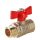 Кран шар. СТАНДАРТ, без покрытия, рукоятка бабочка 3/4", вн.-нар. (PN40) Valtec VT.123.GN.05, Размер крана: 3/4" Кран шар. СТАНДАРТ, без покрытия, рукоятка бабочка 3/4", вн.-нар. (PN40) Valtec VT.123.GN.05, Размер крана: 3/4"