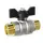 Кран шаровой латунный, Ру 40, ручка-бабочка, внутренняя, 1", LD Pride, LD 47.304.25, Размер крана: 1" Кран шаровой латунный, Ру 40, ручка-бабочка, внутренняя, 1", LD Pride, LD 47.304.25, Размер крана: 1"