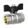 Кран шаровой латунный, Ру 40, ручка-бабочка, внутренняя, 3/4", LD Pride, LD 47.300.20, Размер крана: 3/4" Кран шаровой латунный, Ру 40, ручка-бабочка, внутренняя, 3/4", LD Pride, LD 47.300.20, Размер крана: 3/4"