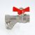 Кран шар. со встроенным фильтром, рукоятка бабочка 1/2" вн.-вн. Valtec VT.293.N.04 ,фото 2
