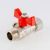 Кран шаровой для подключения манометра, 1/2"нар -1/2"вн. Valtec VT.806.N.0404, Размер крана: 1/2"х1/2" ,фото 4