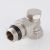 Клапан настроечный угловой 1/2" (с доп. уплотнением) Valtec VT.019.NR.04 ,фото 2