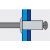 Заклепка вытяжная, лепестковая, стандартный бортик ал./ст.  Bralo, Диаметр гильзы, d1 мм: 5, Длина гильзы, L  мм: 150 ,фото 3