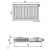 Радиатор стальной панельный Kermi FTV Тип 11 высота 300 mm нижнее правое подключение, Длина, мм: 600 ,фото 2