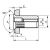 Заклепка с внутр. резьбой М5 НЕРЖ-ПБН с насечкой Bralo, Внутренняя резьба: М5, Длина гильзы, L  мм: 13 ,фото 3