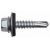 Винт GT 5 самосверлящий с шайбой Z14 и прокладкой EPDM, Диаметр винта, мм: 5,5, Длина винта L, мм: 19 