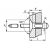 Заклепка вытяжная, многозажимная, потайной бортик 120° алюм/нерж. сталь Bralo, Диаметр гильзы, d1 мм: 3,2, Длина гильзы, L  мм: 9,5 ,фото 2