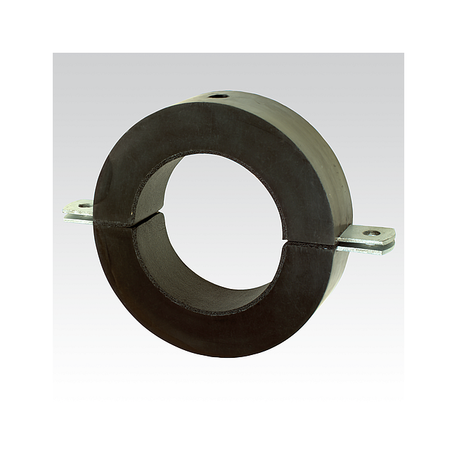 Изоляционный хомут тип 170 EX Mupro, изол. 60/100 мм, M16, 10" (273 мм), оцинкованный, Для трубы диаметром, мм: 159, Метрическая резьба: М12 