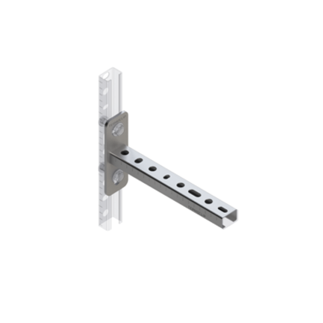 Консоль монтажная ТСА 28х18х1,0-200 Termoclip, Длина консоли, мм: 200, Материал профиля: Оцинкованный ,фото 4