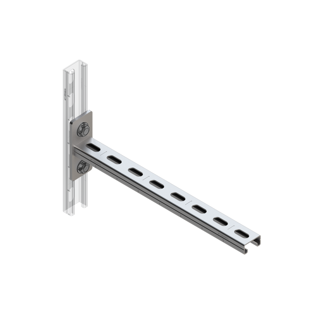 Консоль монтажная ТСА 41x21x2,0- 300 Termoclip, Длина консоли, мм: 300, Материал профиля: Оцинкованный ,фото 4