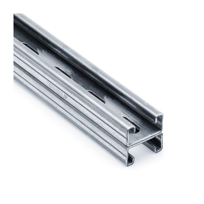 Профиль монтажный сдвоенный TSC 41х 42Dx2,0-3000 Zn275 Termoclip, Толщина профиля, мм: 2, Длина профиля, м: 3, Материал профиля: Оцинкованный Zn275 ,фото 2