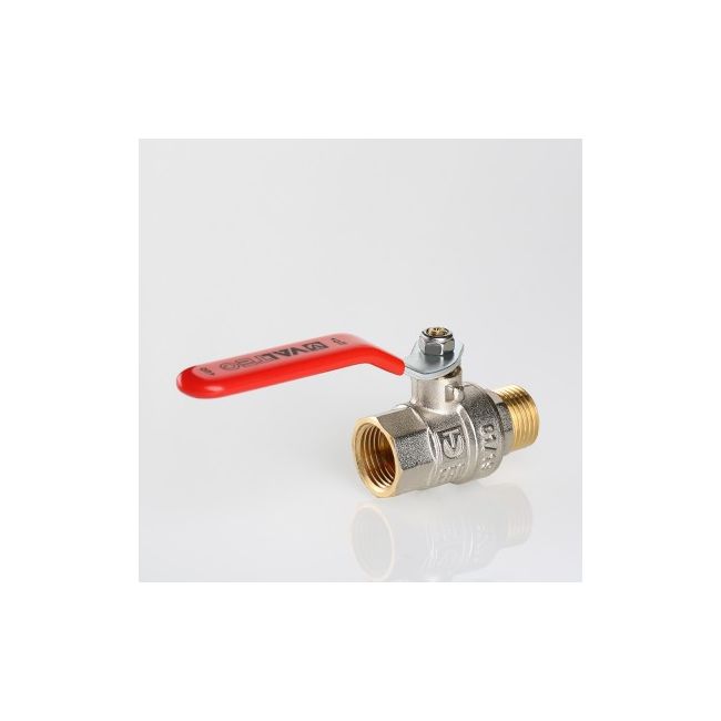 Кран шар. BASE, стальная рукоятка 1/2" вн.-нар. Valtec VT.215.N.04, Размер крана: 1/2" ,фото 4