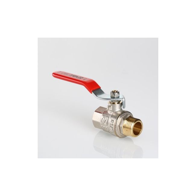 Кран шар. BASE, стальная рукоятка 1/2" вн.-нар. Valtec VT.215.N.04, Размер крана: 1/2" ,фото 2