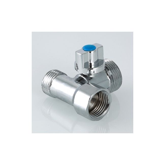 Кран шар. для подкл. с/т приборов 1/2"х3/4"х1/2" Valtec VT.256.N.04 ,фото 4