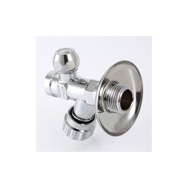 Кран шар. угловой с фильтром для подкл. с/т приборов 1/2"х3/4" стар. арт. 7682 Valtec VT.282.N.0405, Размер изделия: 1/2" х 3/4" ,фото 3