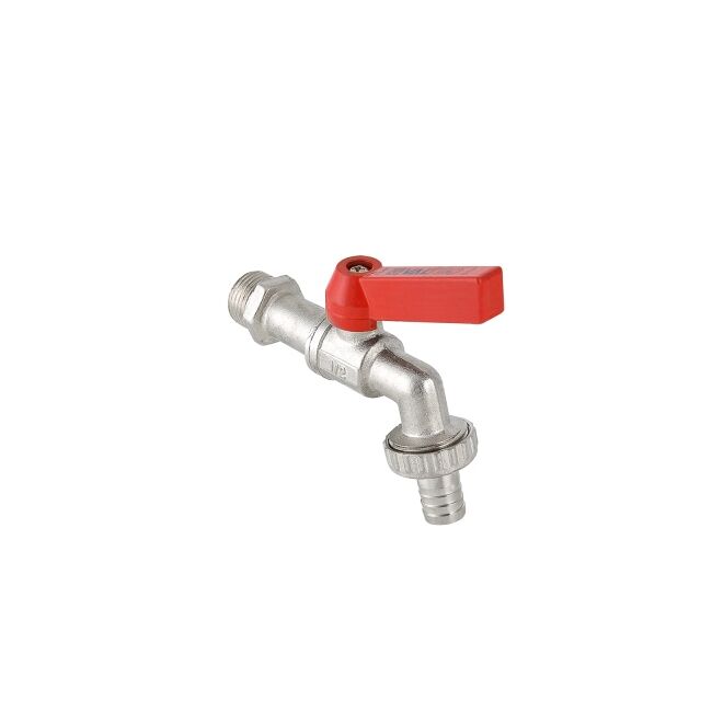 Кран водоразборный со штуцером 1" Valtec VT.051.N.06, Размер крана: 1" 
