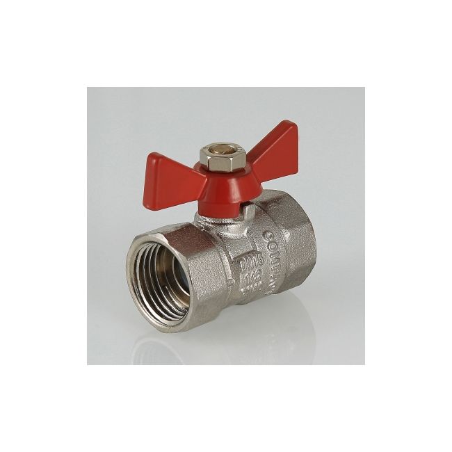 Кран шар. COMPACT, рукоятка бабочка 1/2" вн.-вн. Valtec VT.092.N.04, Размер крана: 1/2" ,фото 3
