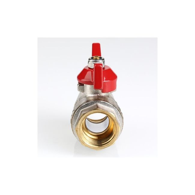 Кран шар. BASE, рукоятка бабочка 1/2" вн.-вн. Valtec VT.217.N.04, Размер крана: 1/2" ,фото 4