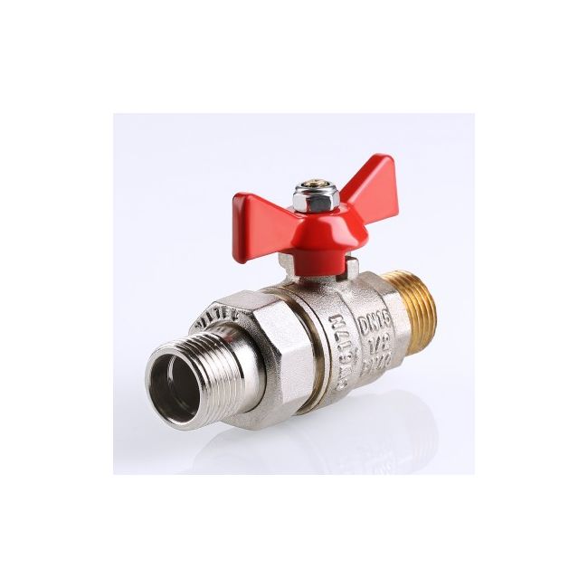 Кран шар. BASE с полусгоном 3/4" нар.-нар. Valtec VT.226.N.05, Размер крана: 3/4" ,фото 3