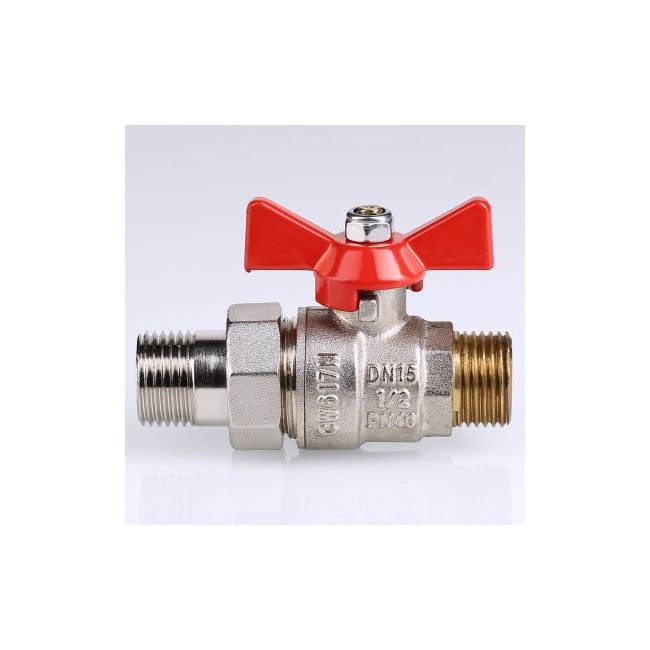 Кран шар. BASE с полусгоном 3/4" нар.-нар. Valtec VT.226.N.05, Размер крана: 3/4" ,фото 2