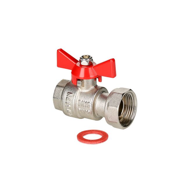 Кран шаровой с накидной гайкой 3/4"x1" вн.-вн. Valtec VT.241.N.0506, Размер крана: 3/4"х1" 