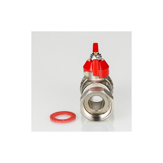 Кран шаровой с накидной гайкой 1/2"x3/4" вн.-вн. Valtec VT.241.N.0405, Размер крана: 1/2"х3/4" ,фото 4