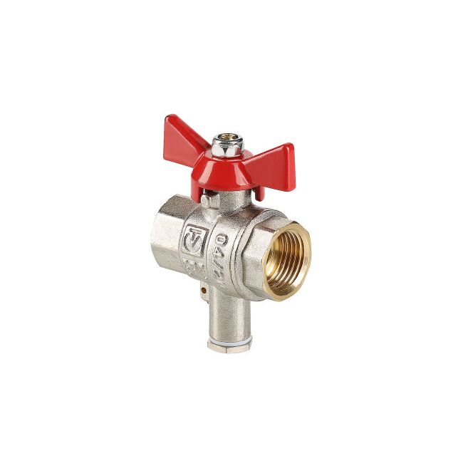 Кран шар. для подкл. датчика темп., 3/4" Valtec VT.247.N.05, Размер крана: 3/4" 