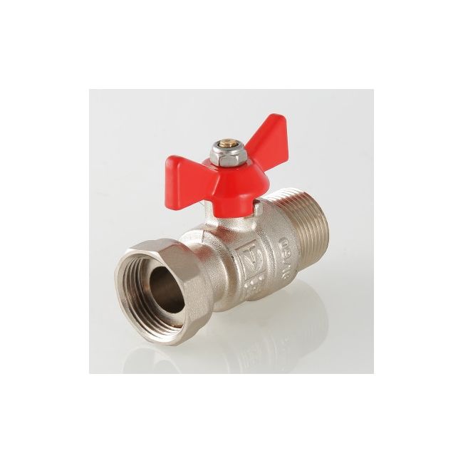 Кран шаровой с накидной гайкой 1/2" вн.-нар. Valtec VT.260.N.0404, Размер крана: 1/2" ,фото 2