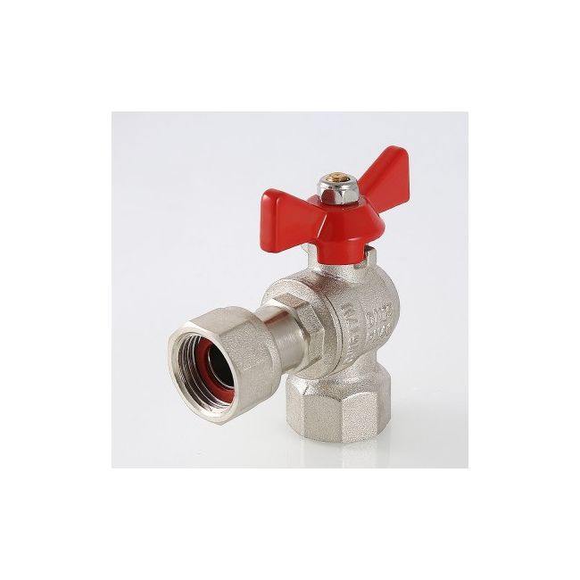 Кран шар. BASE угловой с накидной гайкой 3/4" вн.-вн. Valtec VT.266.N.0505, Размер крана: 3/4" ,фото 3