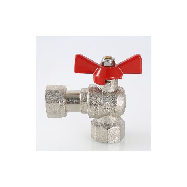 Кран шар. BASE угловой с накидной гайкой 3/4" вн.-вн. Valtec VT.266.N.0505, Размер крана: 3/4" ,фото 2