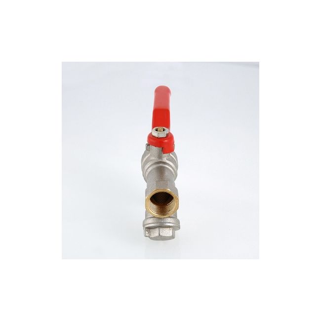 Кран шар. со встроенным фильтром, стальная рукоятка 1/2" вн.-вн. Valtec VT.292.N.04, Размер крана: 1/2" ,фото 3