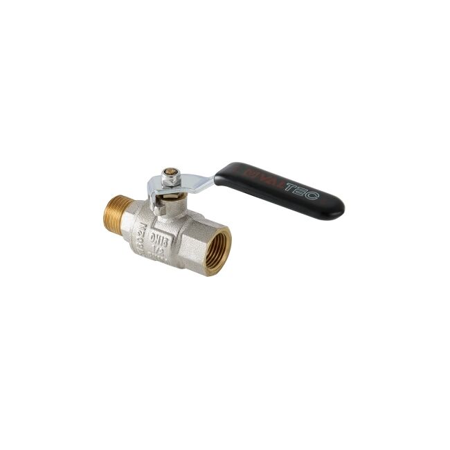 Кран шар. PERFECT, стальная рукоятка 1 1/4" вн.-нар. Valtec VT.315.N.07, Размер крана: 1 1/4" 