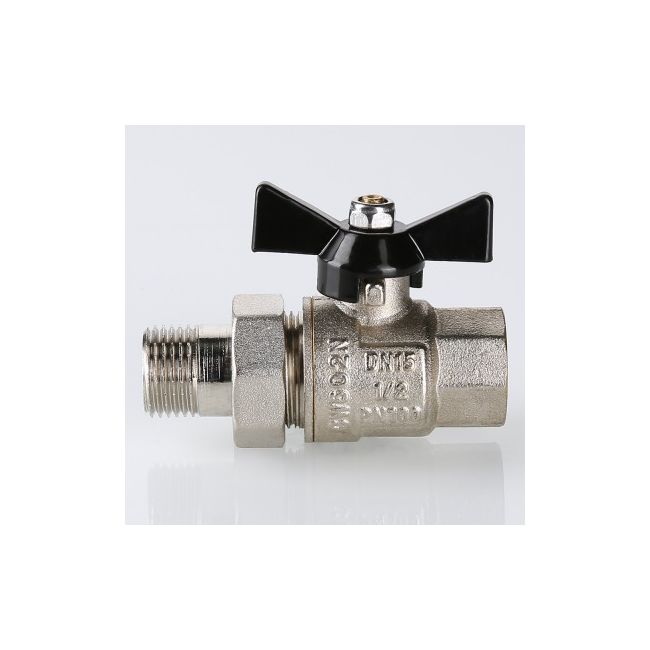 Кран шаровой усиленный бабочка вн нар VALTEC PERFECT с полусгоном, Размер крана: 1/2" ,фото 2