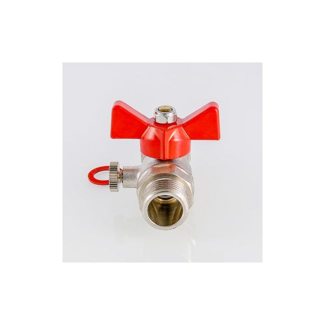 Кран шаровой для подключения манометра, 1/2"нар -1/2"вн. Valtec VT.806.N.0404, Размер крана: 1/2"х1/2" ,фото 5