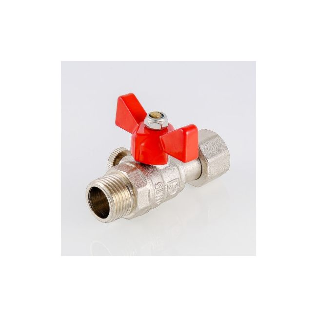 Кран шаровой для подключения манометра, 1/2"нар -1/2"вн. Valtec VT.806.N.0404, Размер крана: 1/2"х1/2" ,фото 4